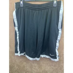 Nike Mesh Basketball Shorts Black/White Size Large